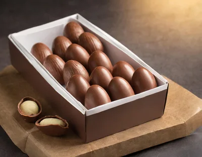 Box Of Milk Chocolate Easter Eggs