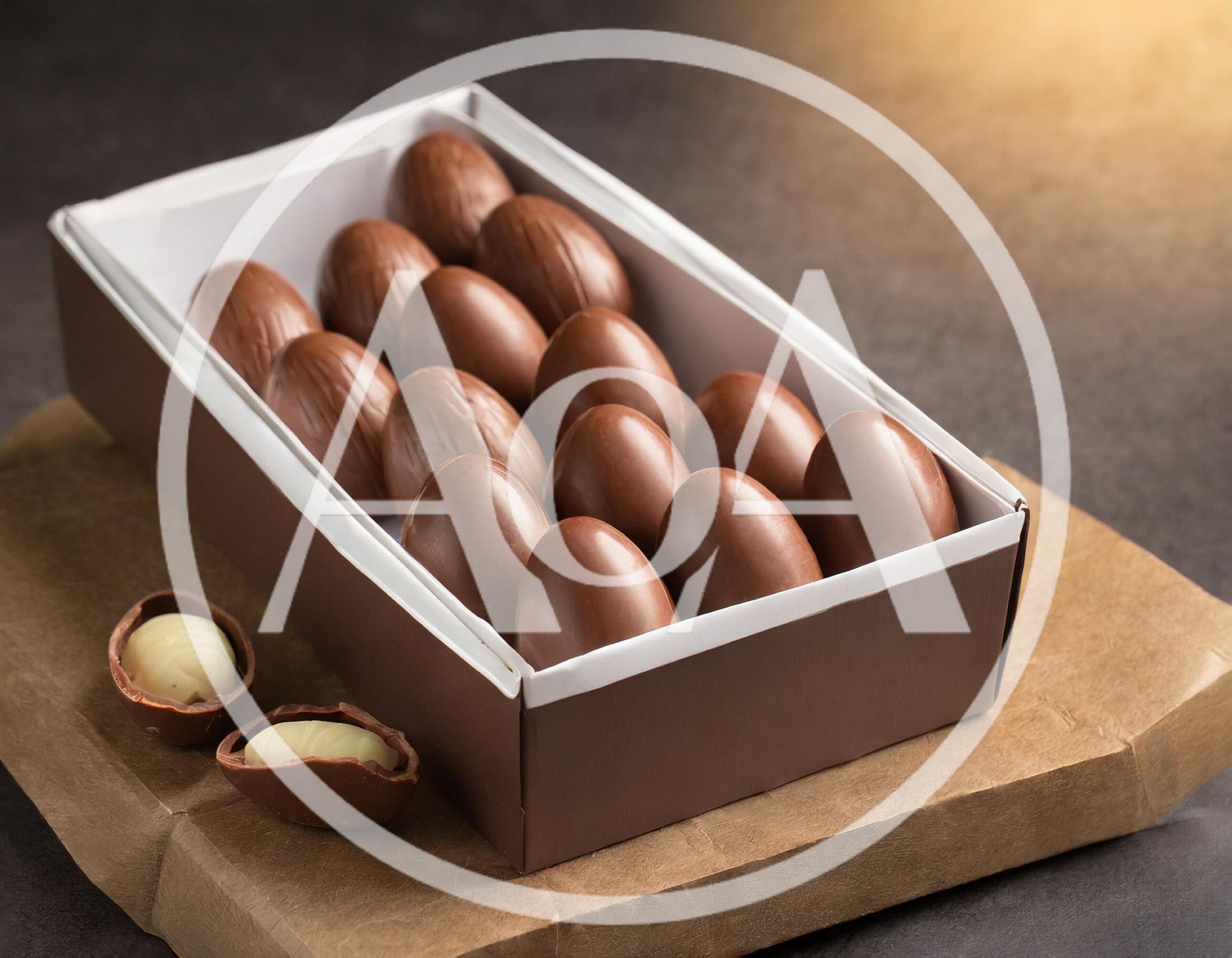 Box Of Milk Chocolate Easter Eggs