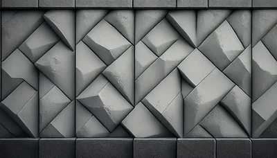 Abstract Geometric Concrete Wall Texture