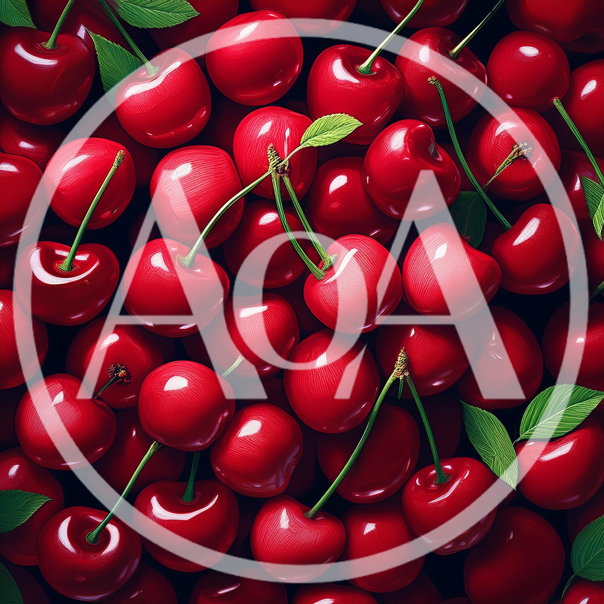 Fresh Ripe Red Cherries Background