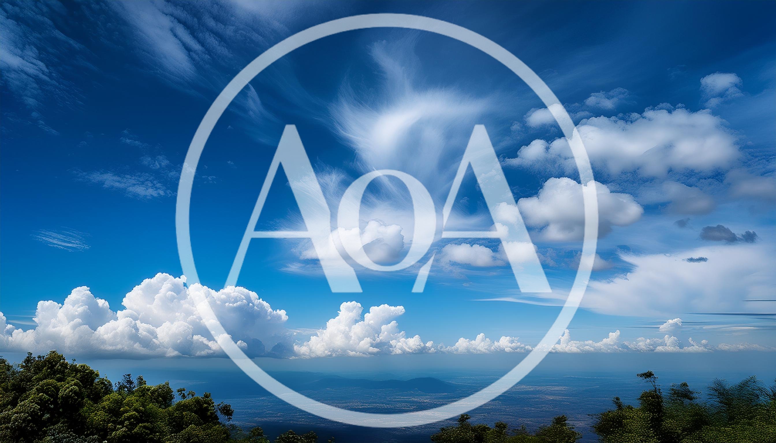 Panoramic View Of Clouds Over A Distant Landscape