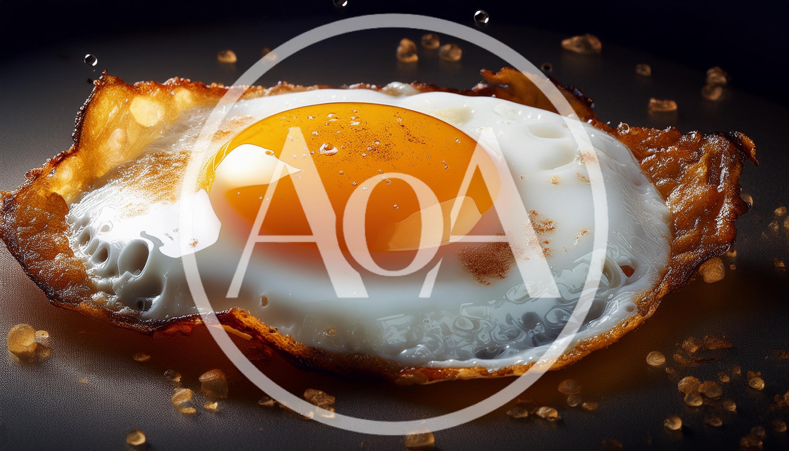 Crispy Fried Egg With Salt Crystals