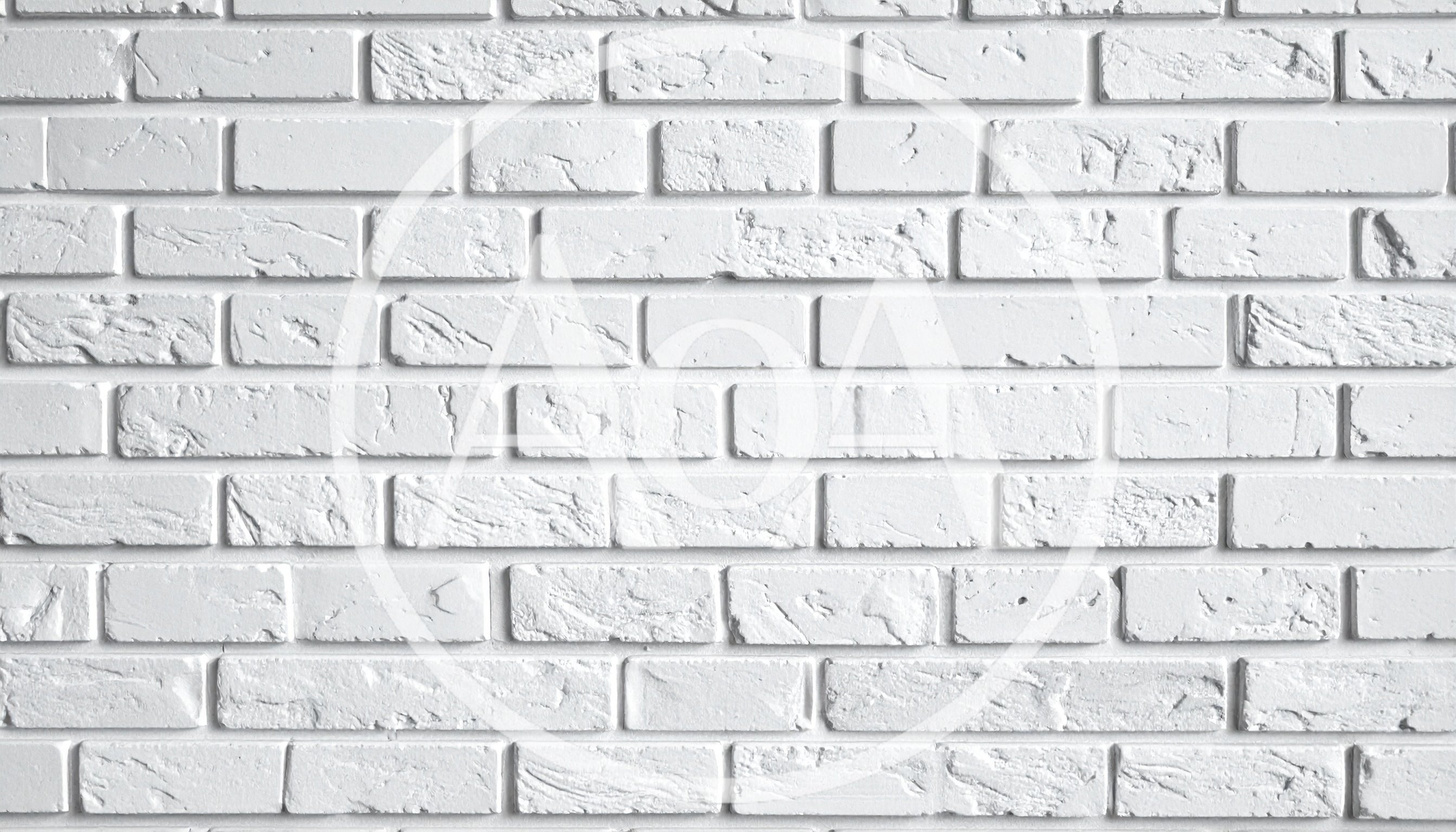 White Painted Brick Wall Texture Background