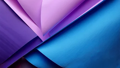 Abstract Background Of Layered Blue And Purple Paper