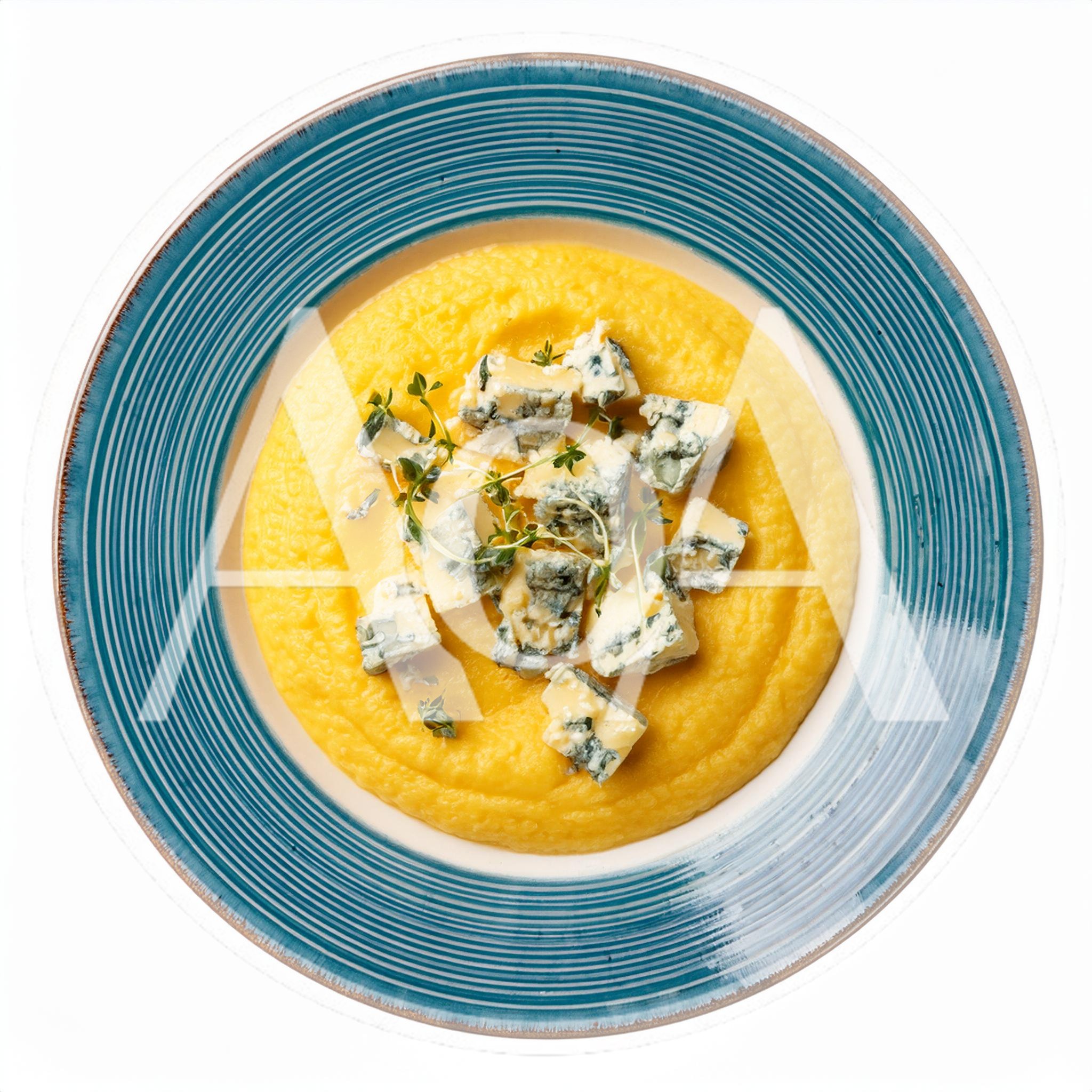 Polenta With Blue Cheese And Fresh Thyme