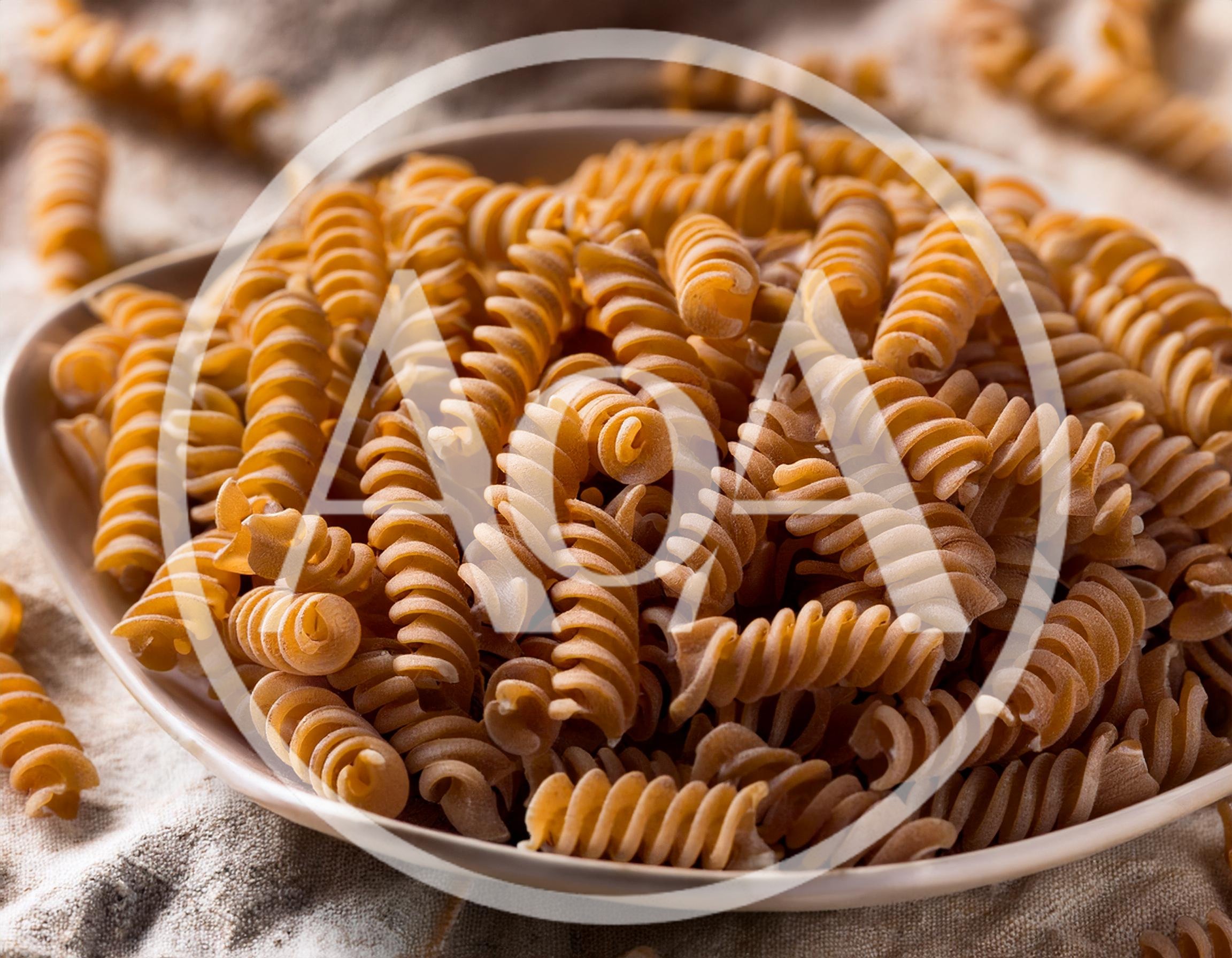 Bowl Of Whole Wheat Fusilli Pasta