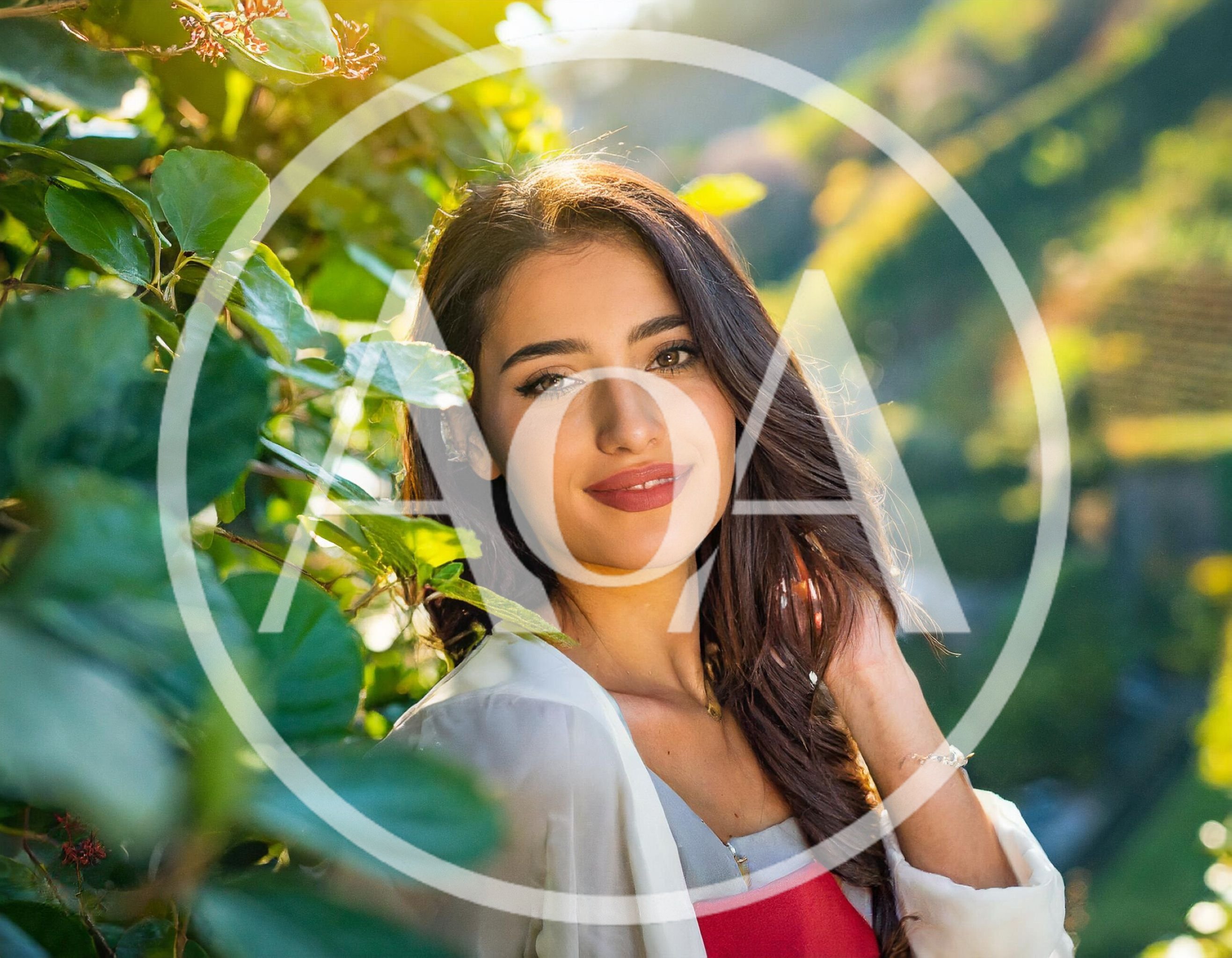 Portrait Of A Beautiful Young Woman Outdoors