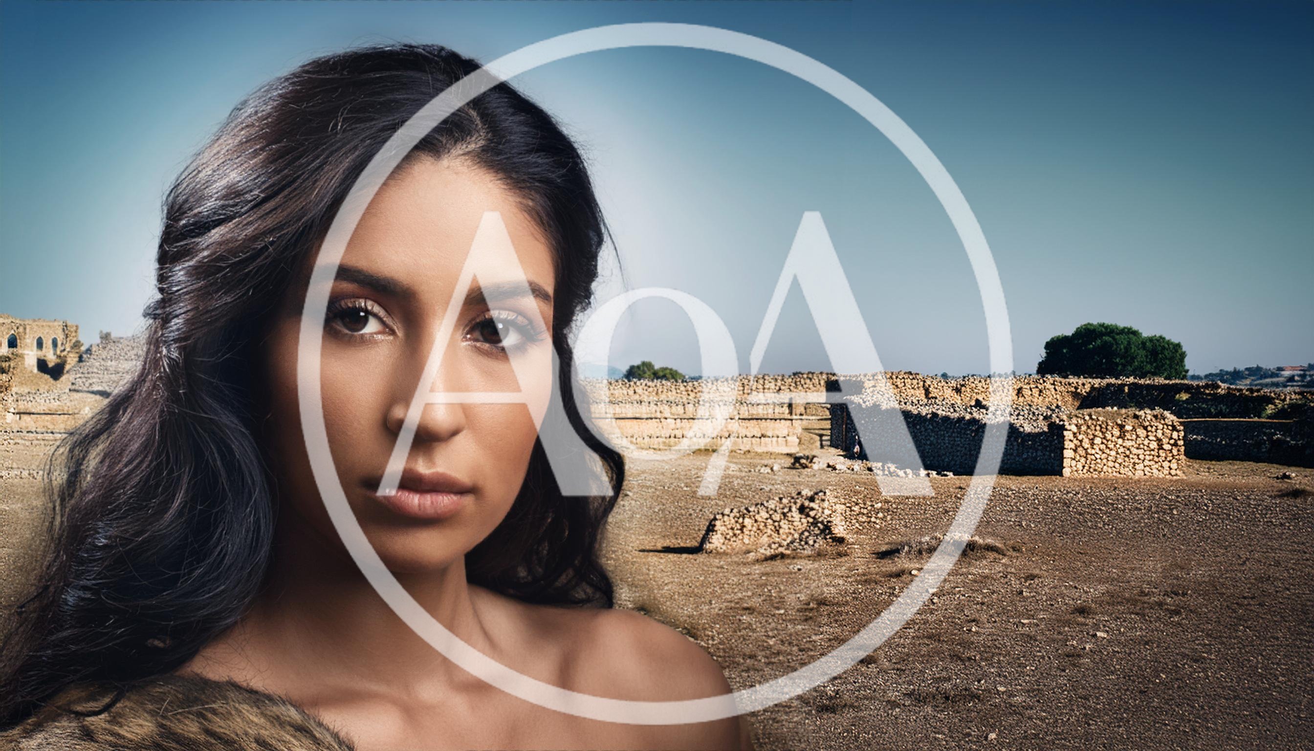 Portrait Of A Woman In Ancient Historical Attire