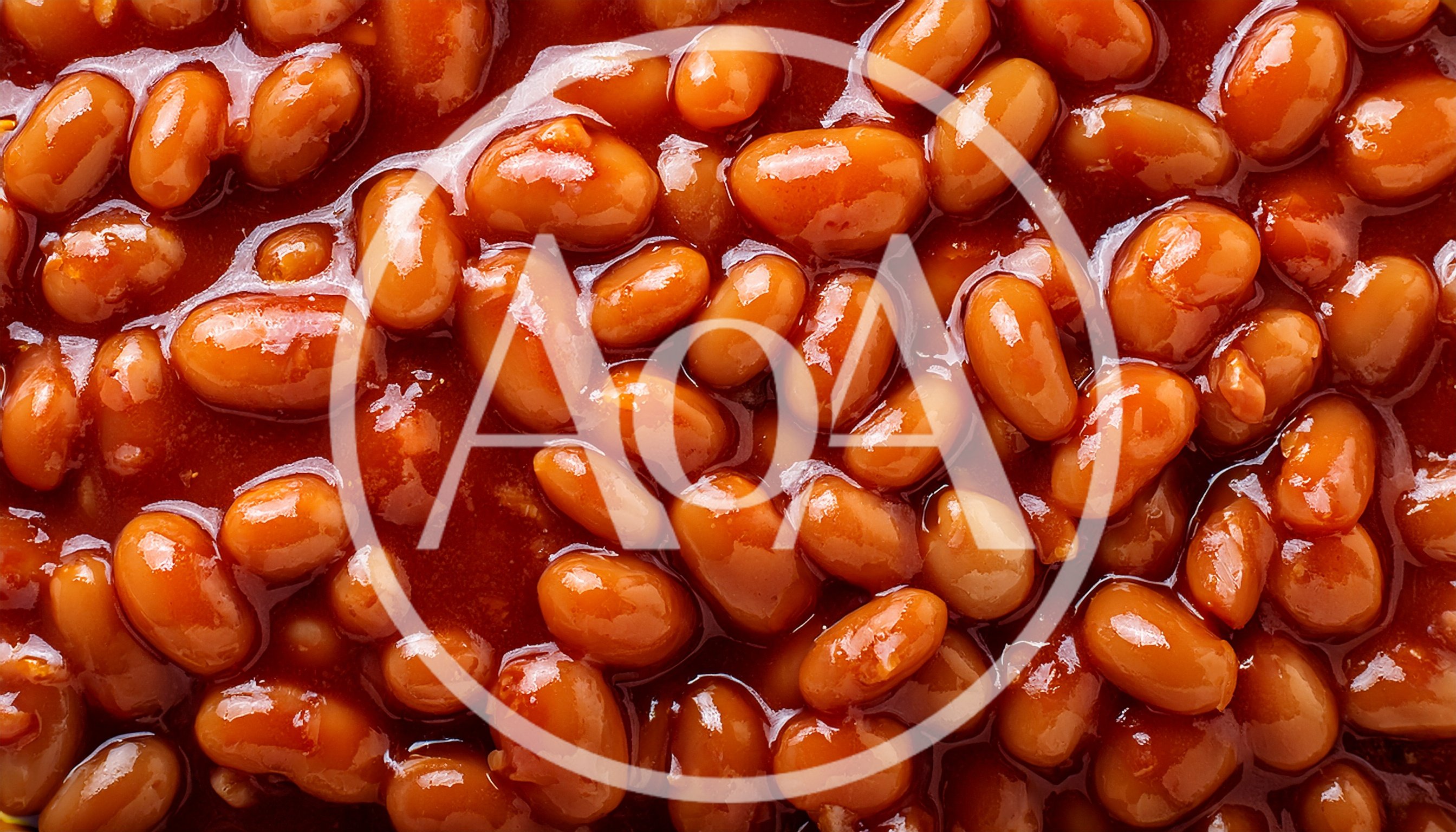 Close Up Of Baked Beans In Tomato Sauce