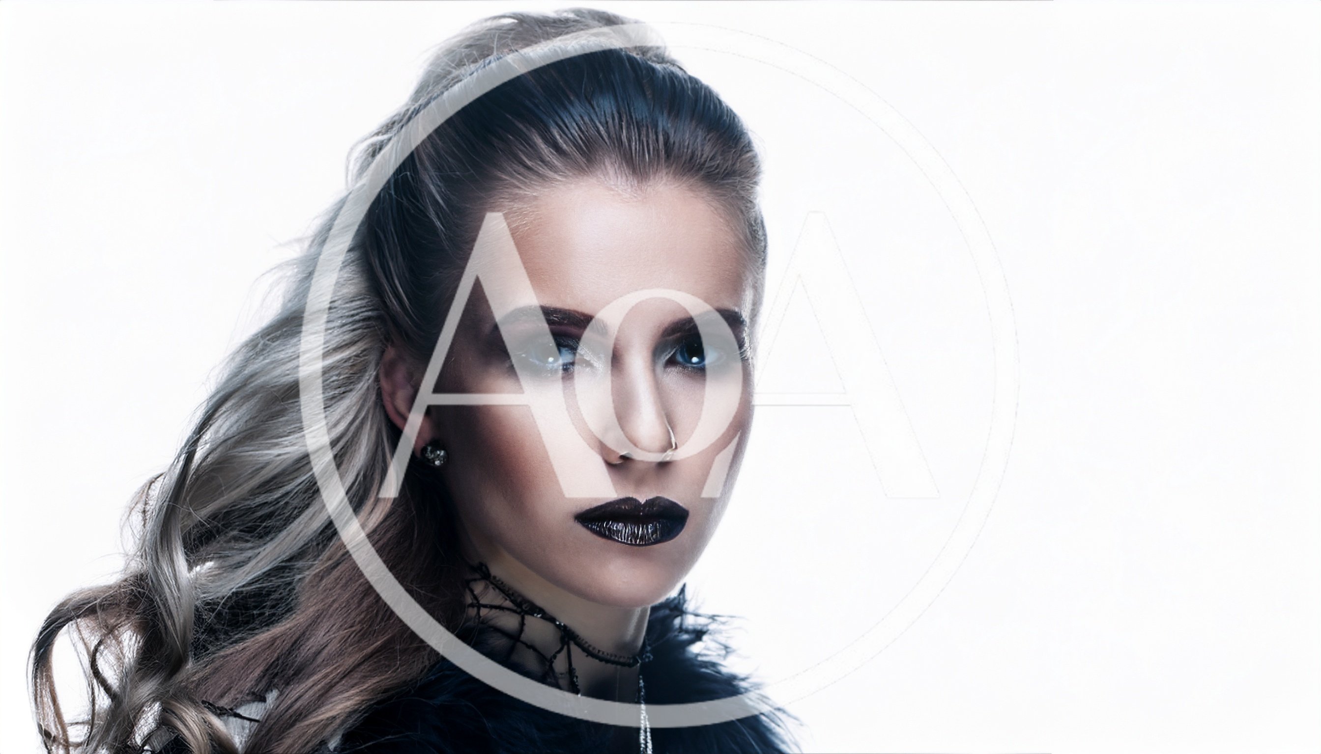 Portrait Of A Woman With Gothic Makeup