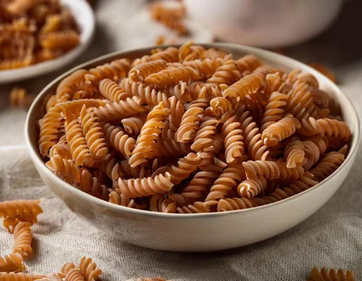 Bowl Of Whole Wheat Fusilli Pasta