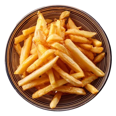 Bowl Of Crispy Golden French Fries