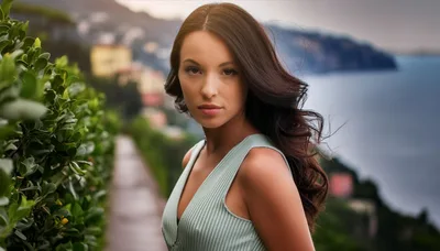 Portrait Of A Young Woman Outdoors