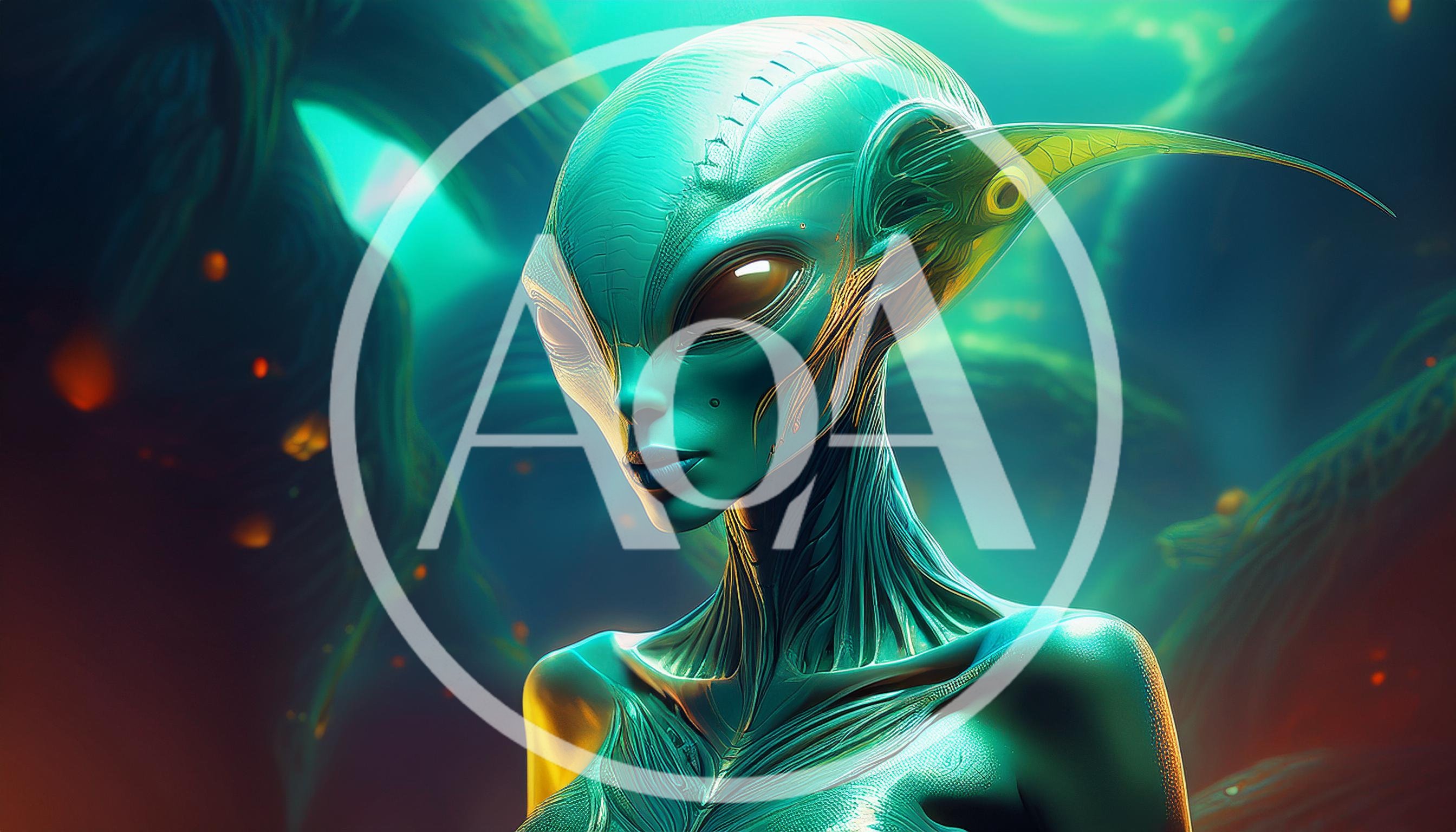 Portrait Of An Ethereal Extraterrestrial Being