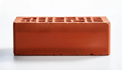 Single Red Clay Brick With Perforated Top