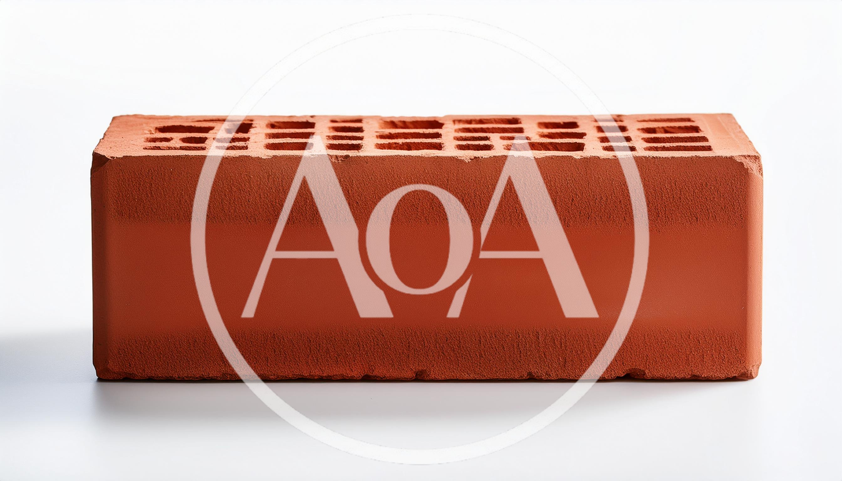 Single Red Clay Brick With Perforated Top