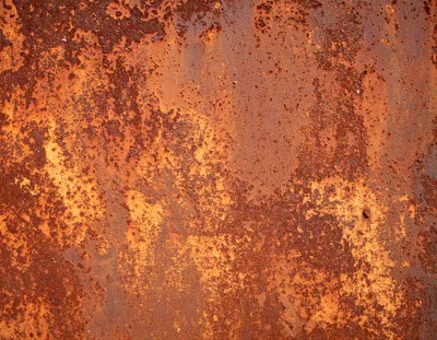 Weathered Metal Surface With Heavy Rust Texture