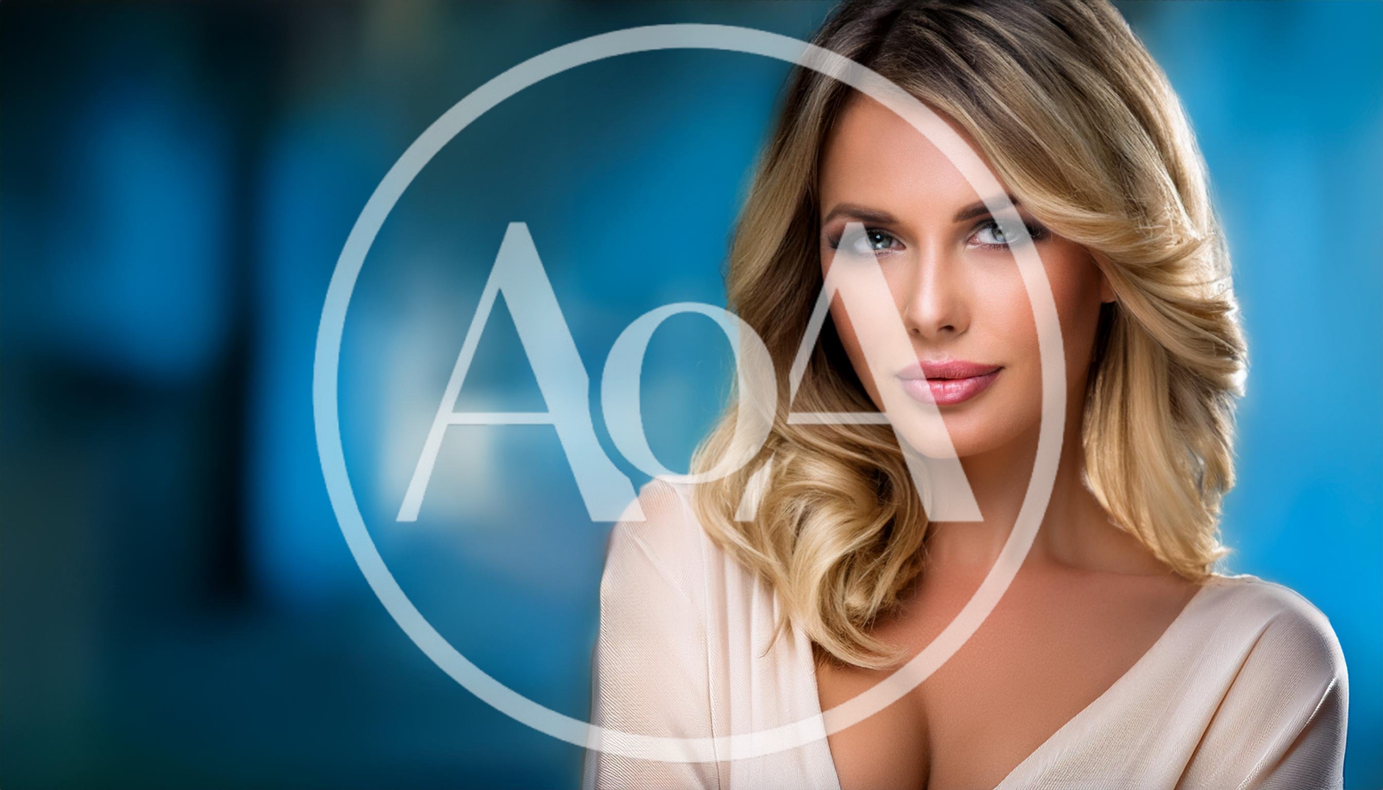 Portrait Of A Beautiful Blonde Woman
