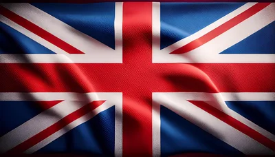 Waving Flag Of The United Kingdom
