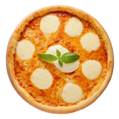 Fresh Margherita Pizza With Mozzarella And Basil