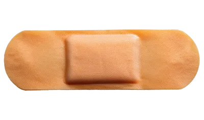 Adhesive Bandage Isolated On White Background