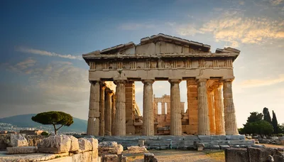 Temple of Hephaestus in Ancient Agora of Athens
