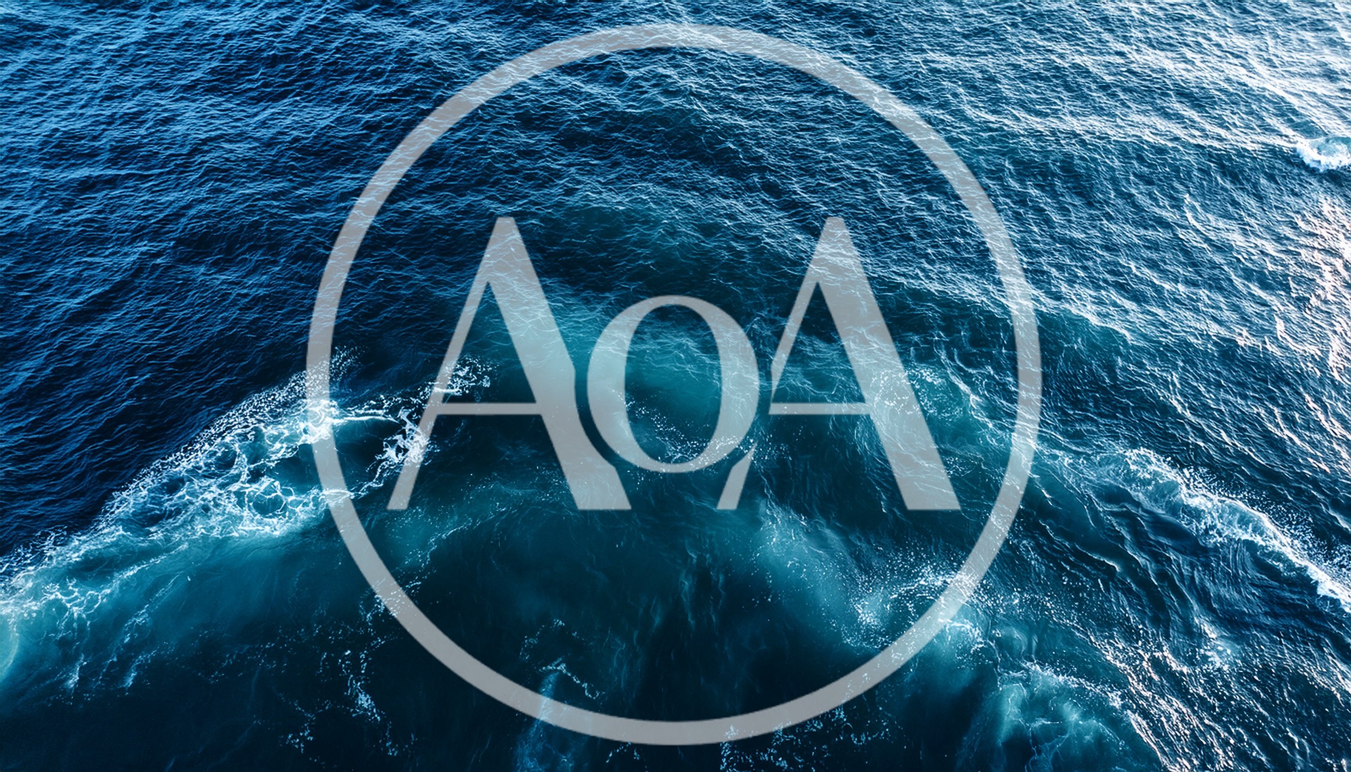 Aerial View Of Deep Blue Ocean Waves