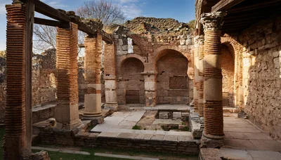 Ancient Roman Ruins Of The Basilica Of Saint John