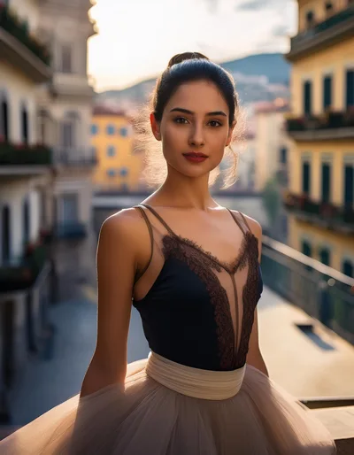 Portrait of a Ballerina in a European City