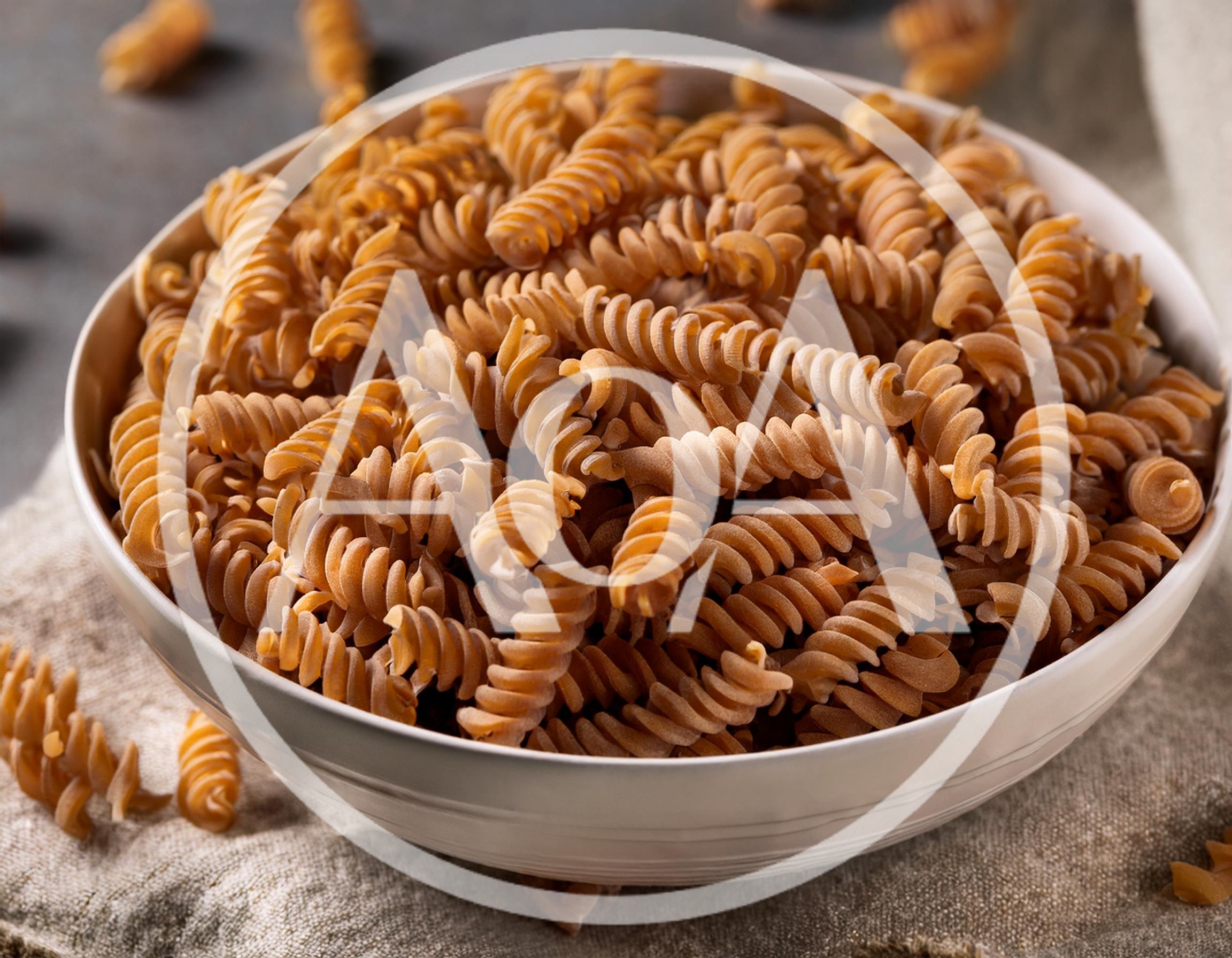 Bowl Of Whole Wheat Fusilli Pasta