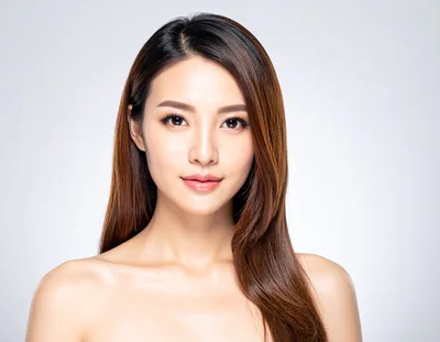 Portrait Of A Beautiful Young Asian Woman