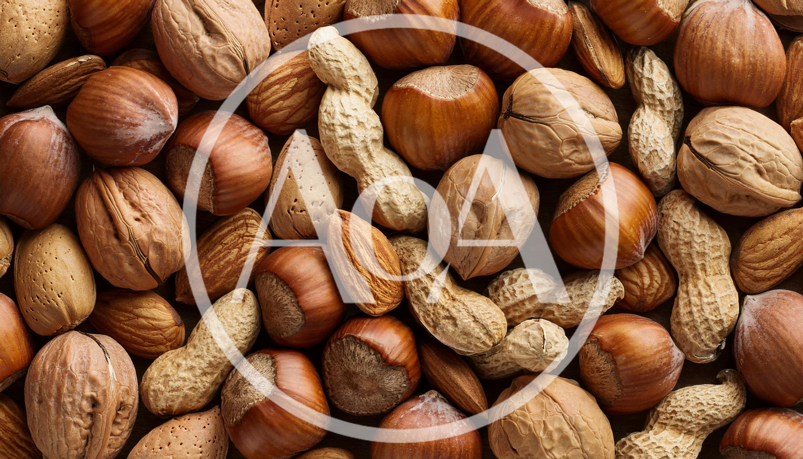 Assorted Mixed Nuts Including Walnuts Peanuts And Hazelnuts