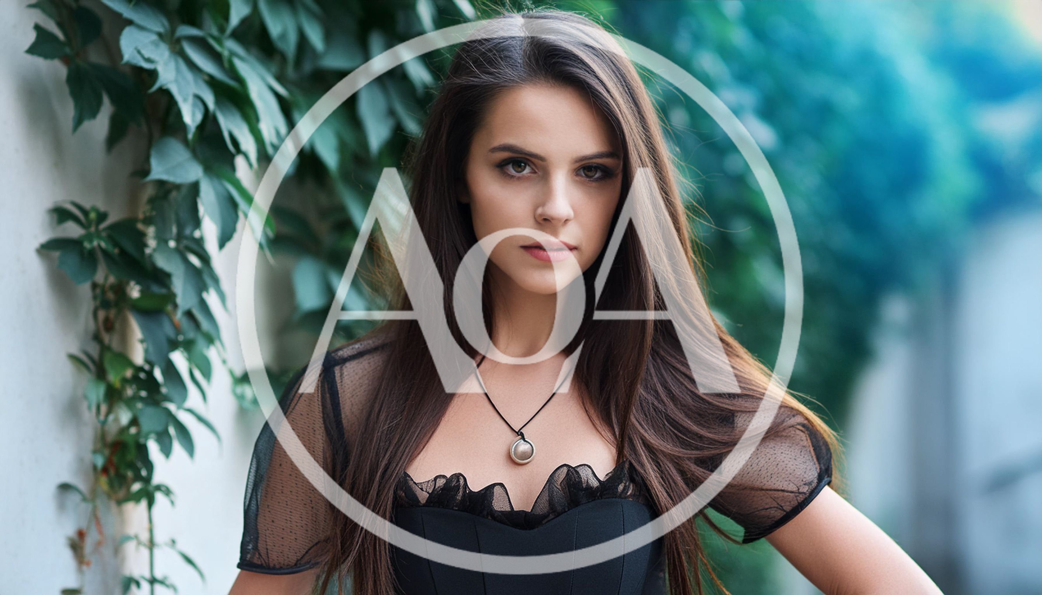Portrait Of A Beautiful Young Woman Outdoors
