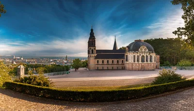 Panoramic View Of The Chapel Of The Holy Cross