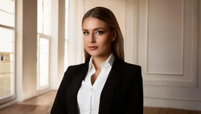 Professional Businesswoman In A Formal Suit