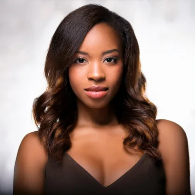 Portrait Of A Beautiful Young African American Woman
