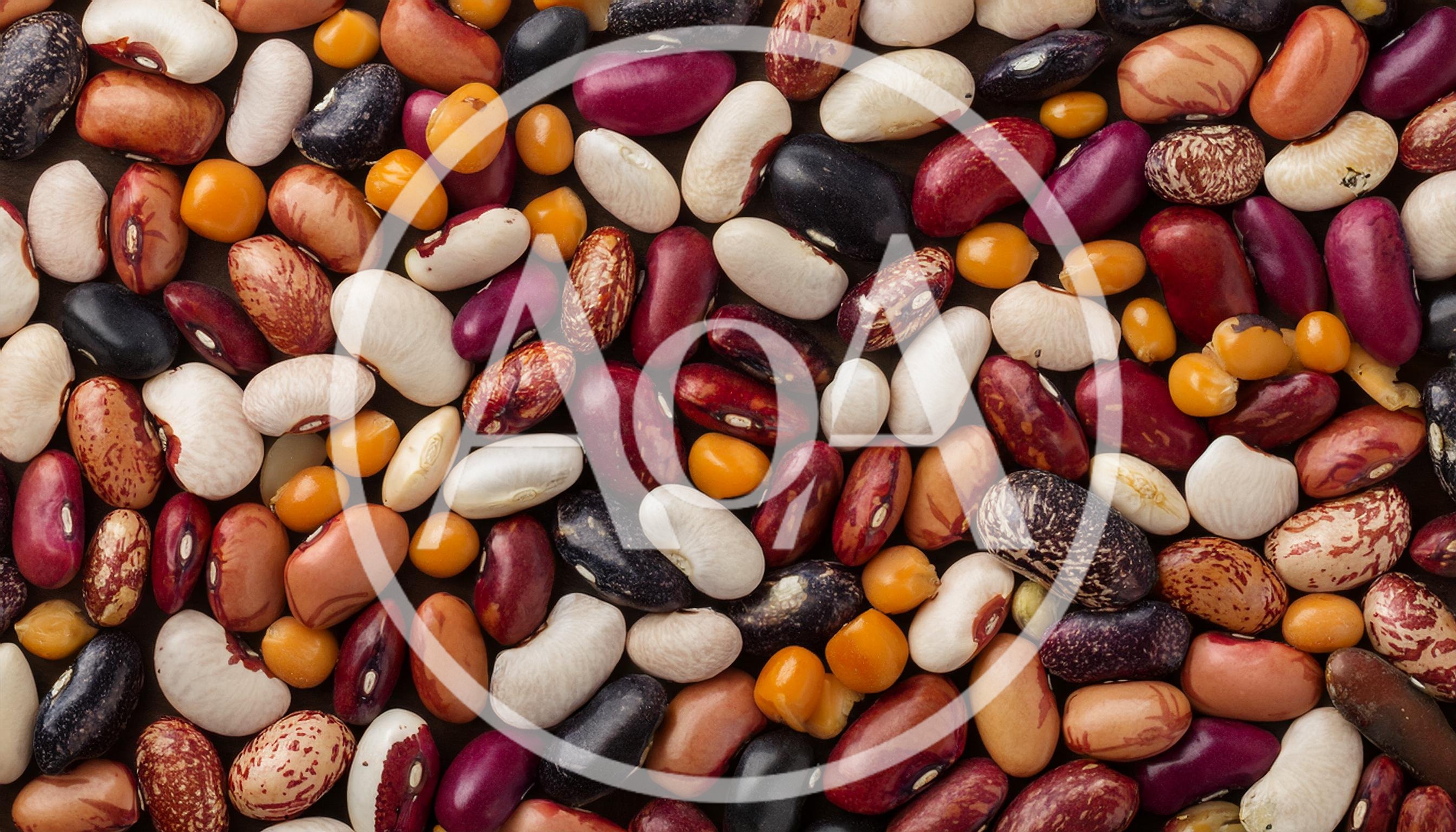 Assorted Dried Beans And Legumes Background