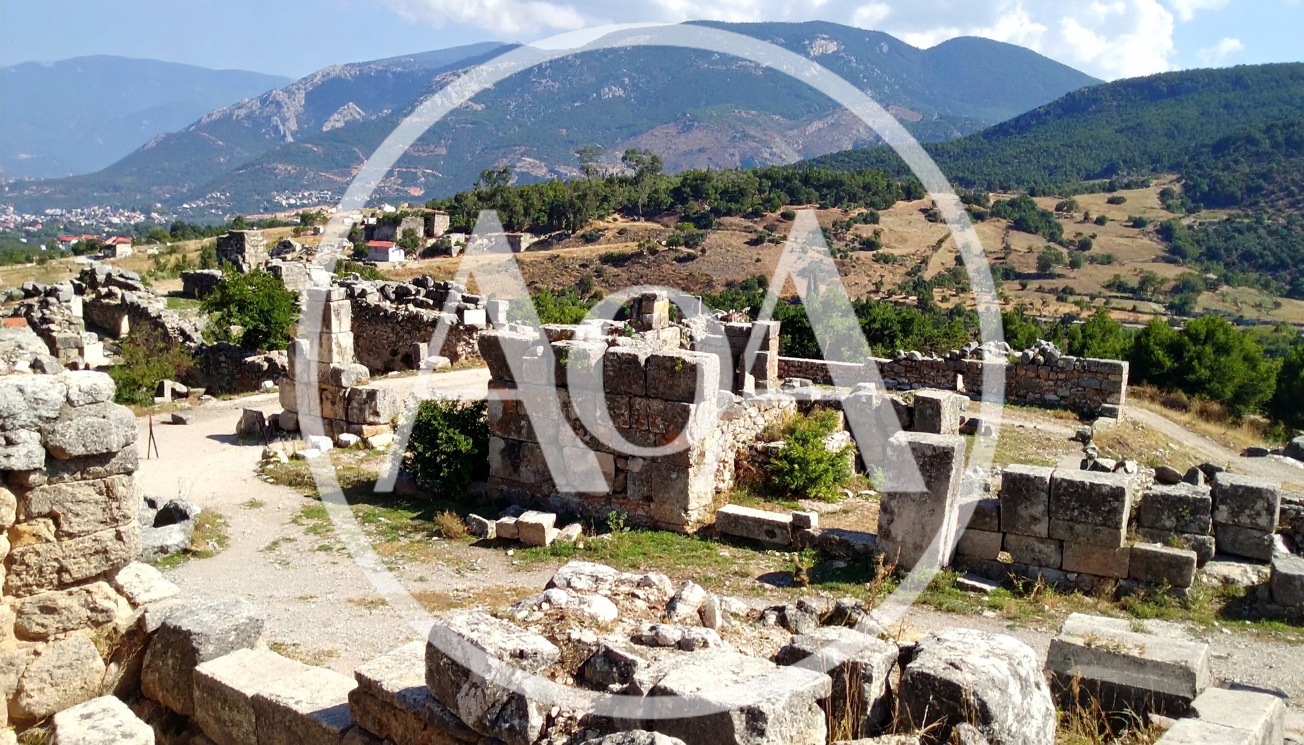 Ancient Stone Ruins At Tlos Archaeological Site