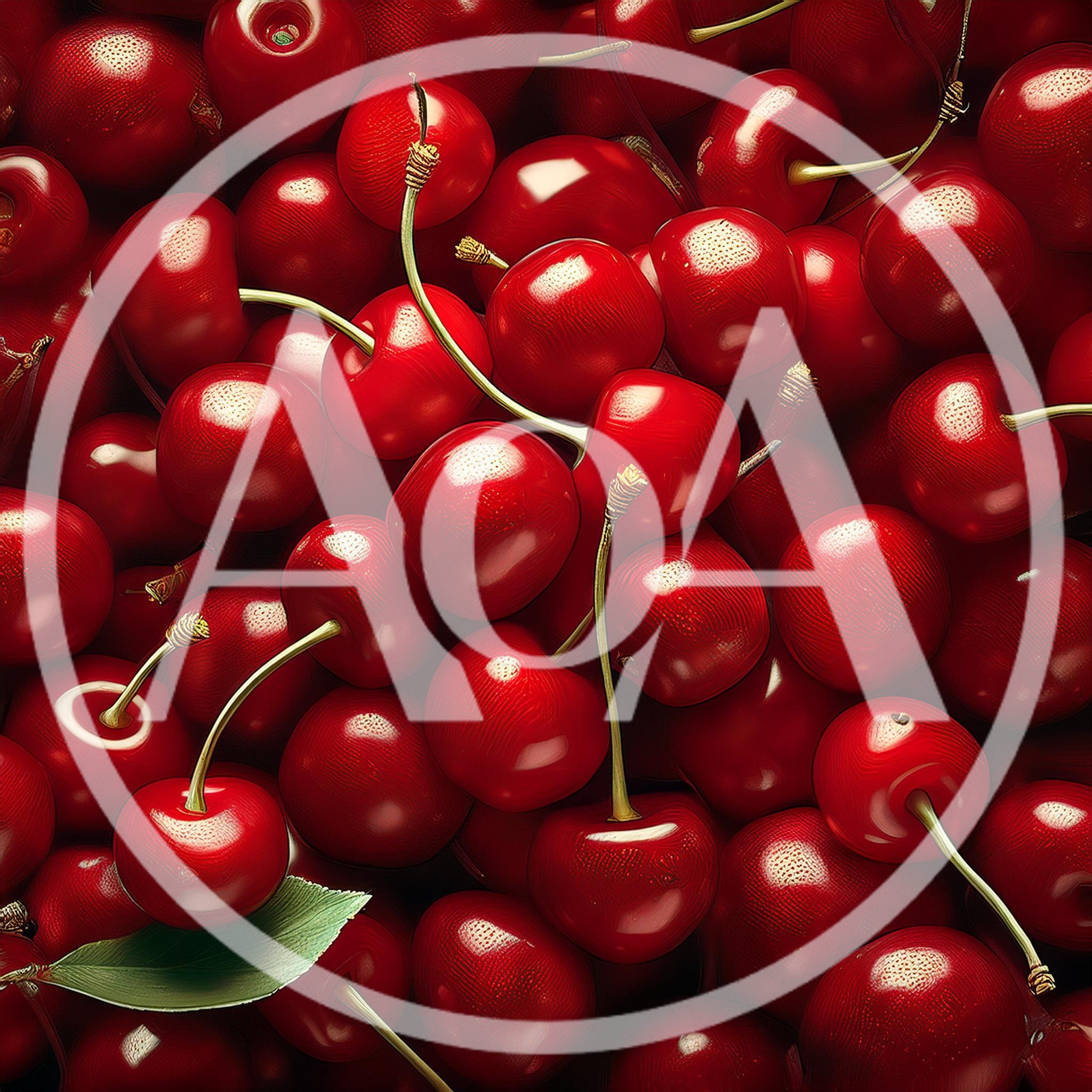 Fresh Ripe Red Cherries Background