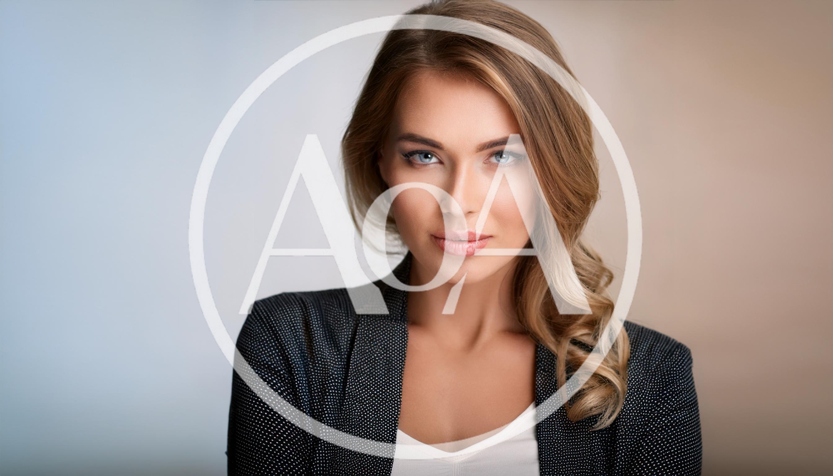 Professional Business Woman Portrait In Studio