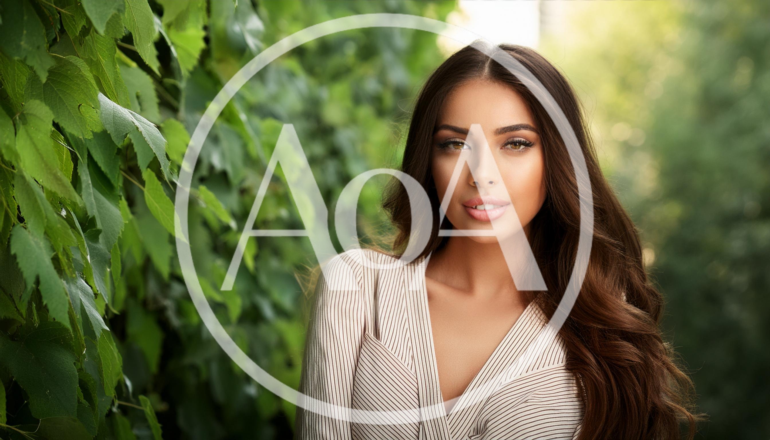 Portrait Of A Beautiful Young Woman Outdoors