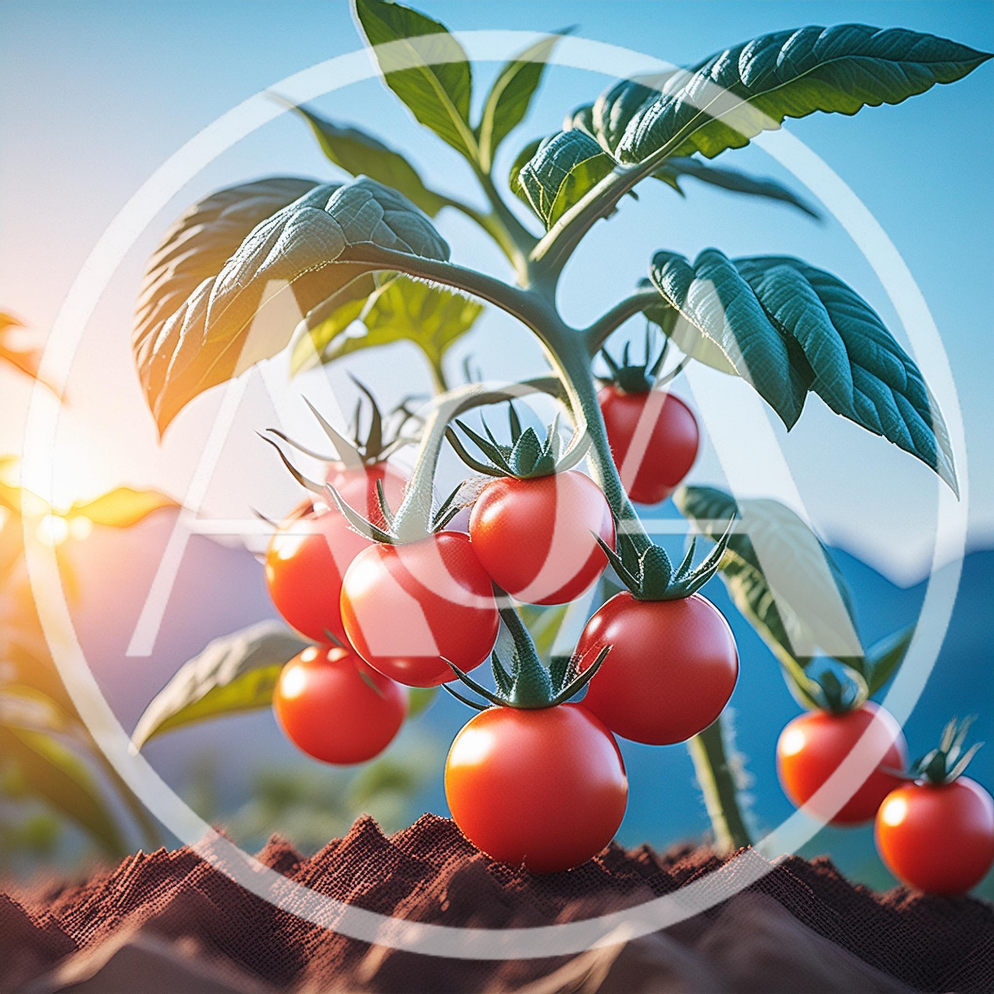 Fresh Red Cherry Tomatoes Growing On The Vine