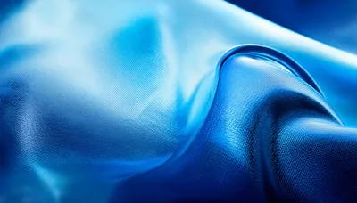 Abstract Blue Satin Fabric Texture Background