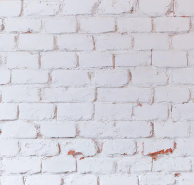 White Painted Brick Wall Texture Background