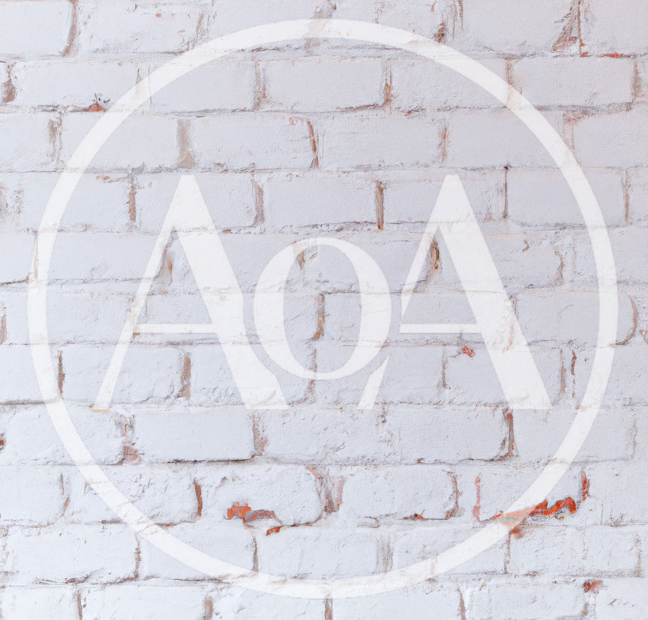 White Painted Brick Wall Texture Background