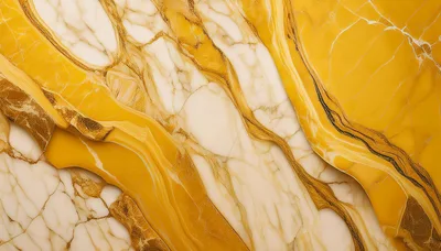 Abstract Yellow And White Marble Texture Background