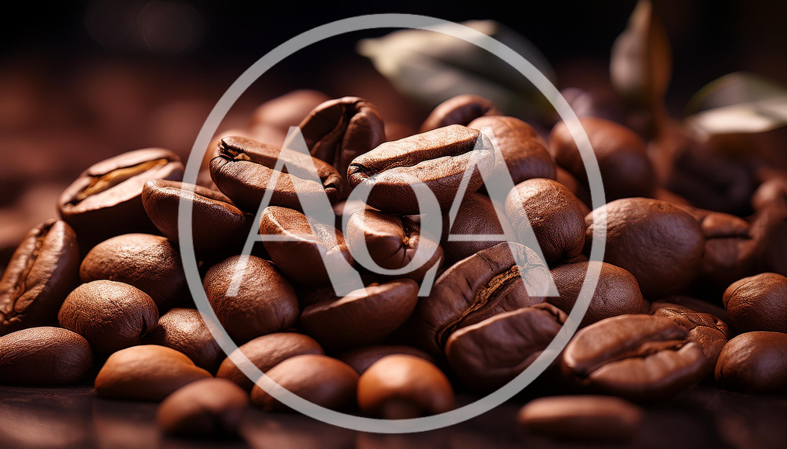 Close Up Of Roasted Coffee Beans