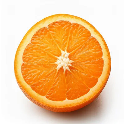 Cross Section Of A Fresh Juicy Orange