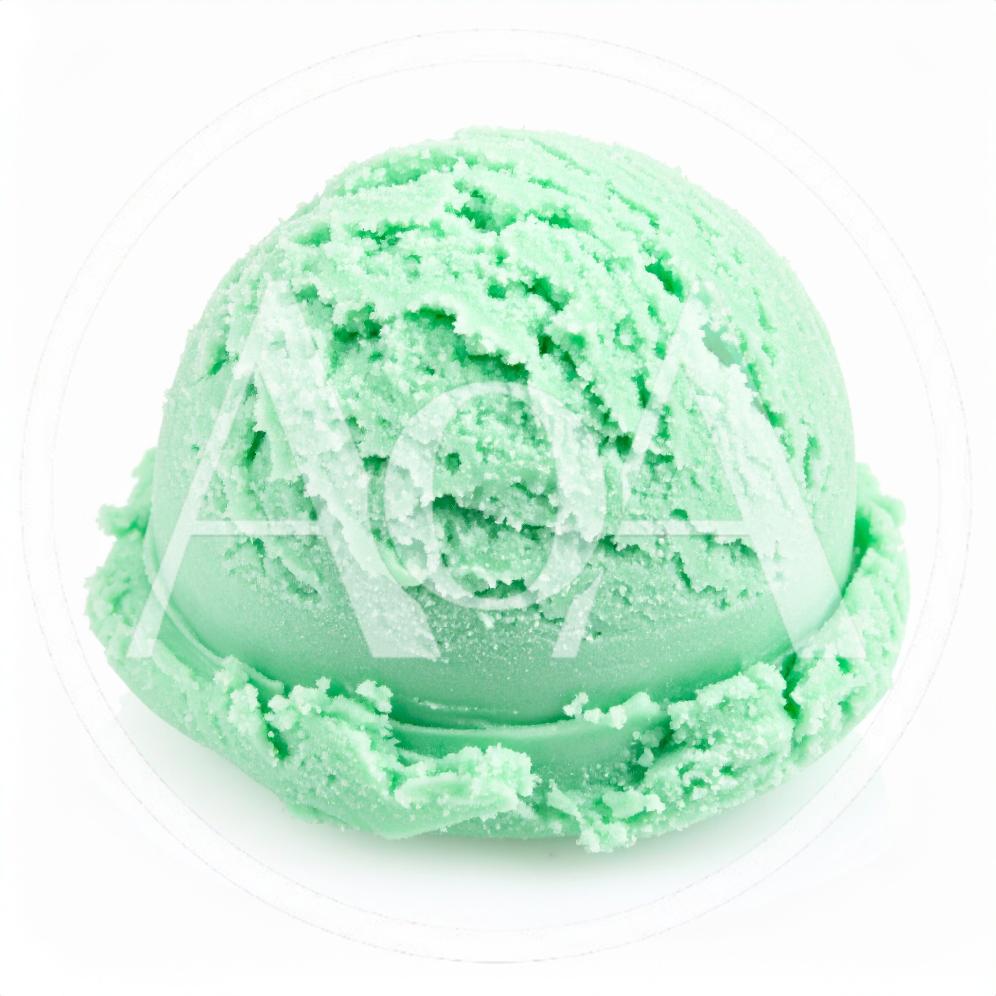 Single Scoop Of Mint Ice Cream