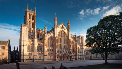 Exterior View Of The Historic Bristol Cathedral
